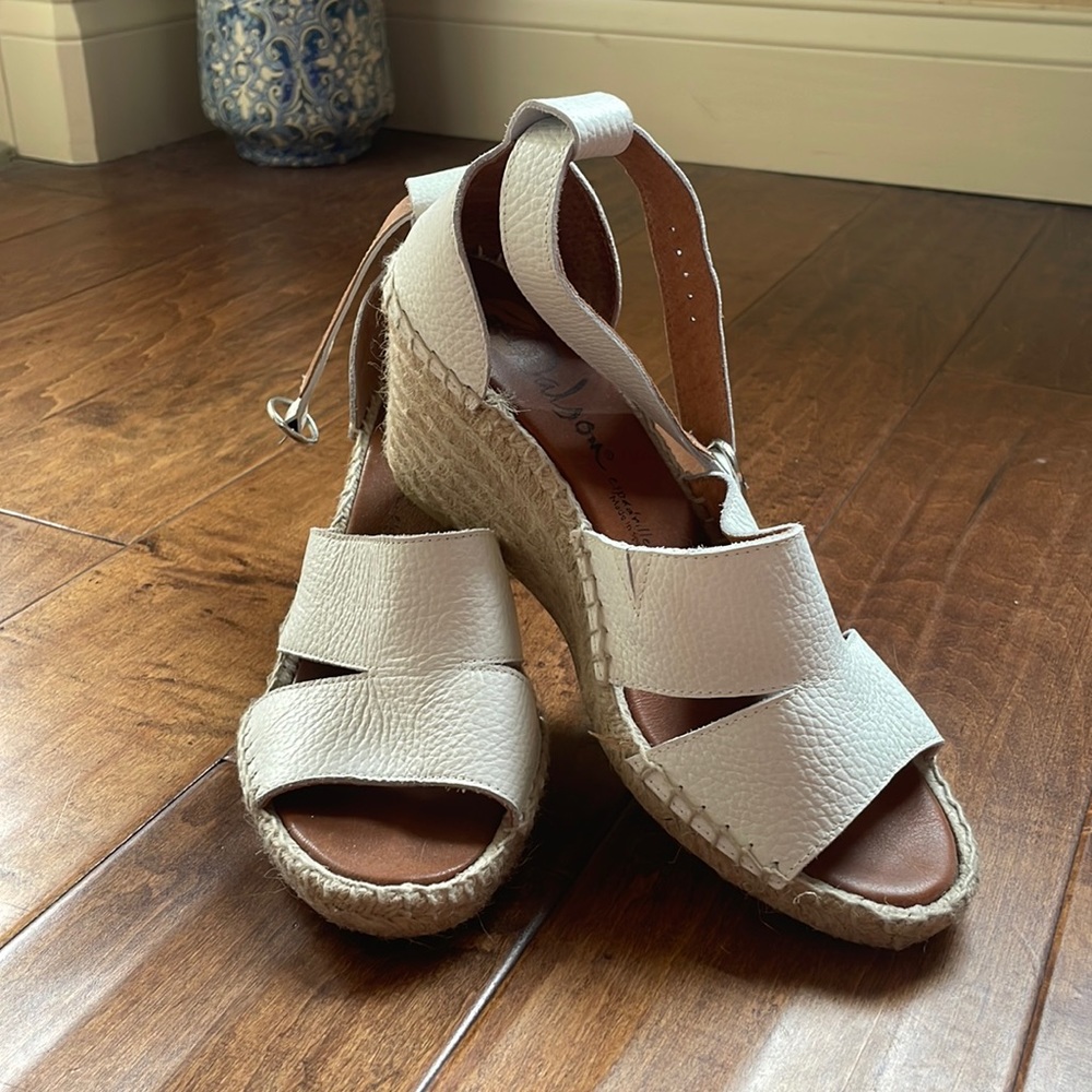 Made on Spain white espadrilles! Perfect for ushering in warmer weather!